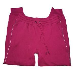 Victoria’s Secret Cotton Fleece Wide Leg Lounge Pant Rhinestone Size Medium